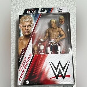 WWE Cody Rhodes Elite 111 Mattel Wrestling Action Figure Brand New in Box